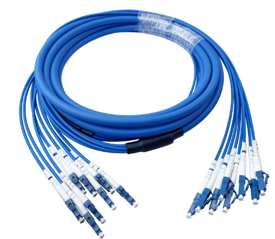 Customized OS2 Single Mode LC/SC/FC/ST/LSH Duplex Armored Fiber Patch Cable